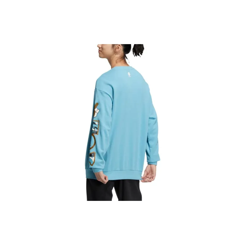 Adidas Neo Sweatshirts Unisex Vintage Blue-5