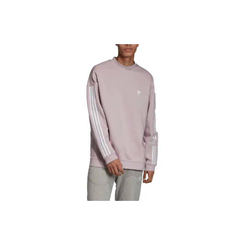 Adidas Originals Sweatshirt Men's Light Pink Purple Gray-2