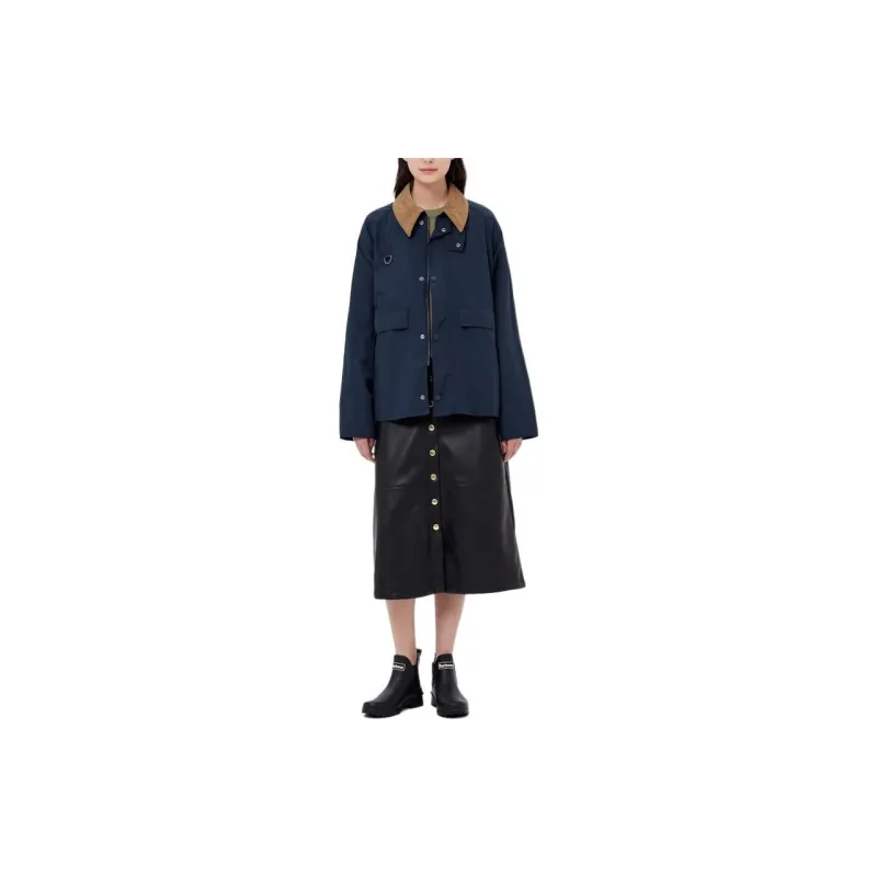 BARBOUR FW23 Jackets Coats Unisex Dark Blue-7