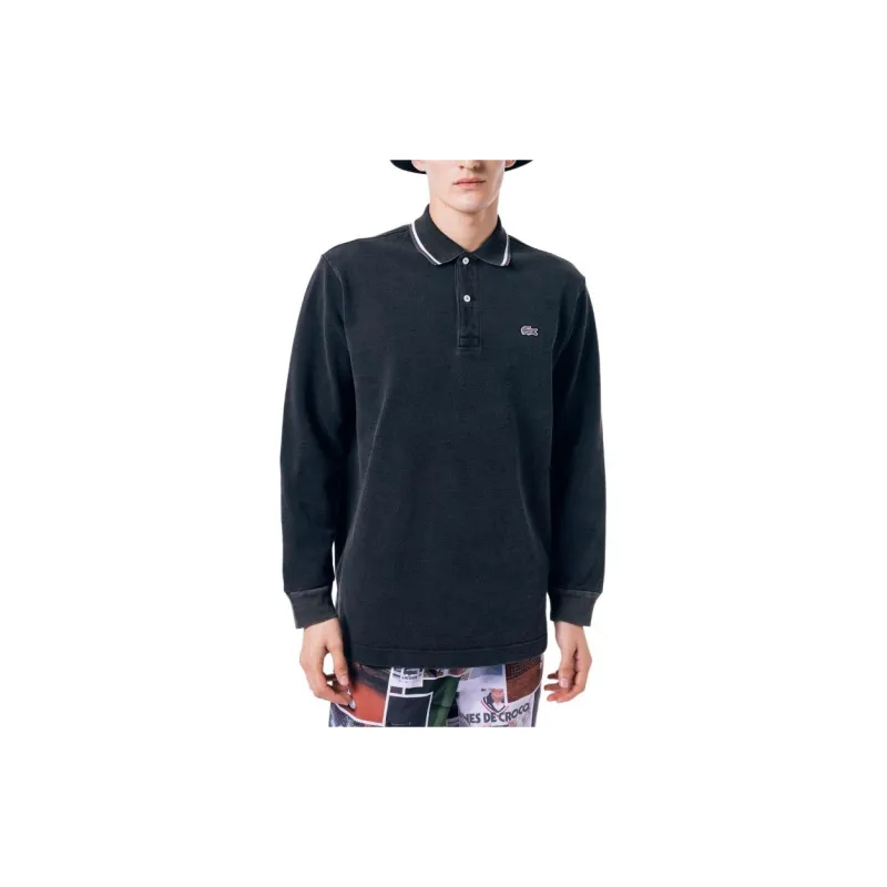 LACOSTE Polo Shirt Men's Dark Gray-2