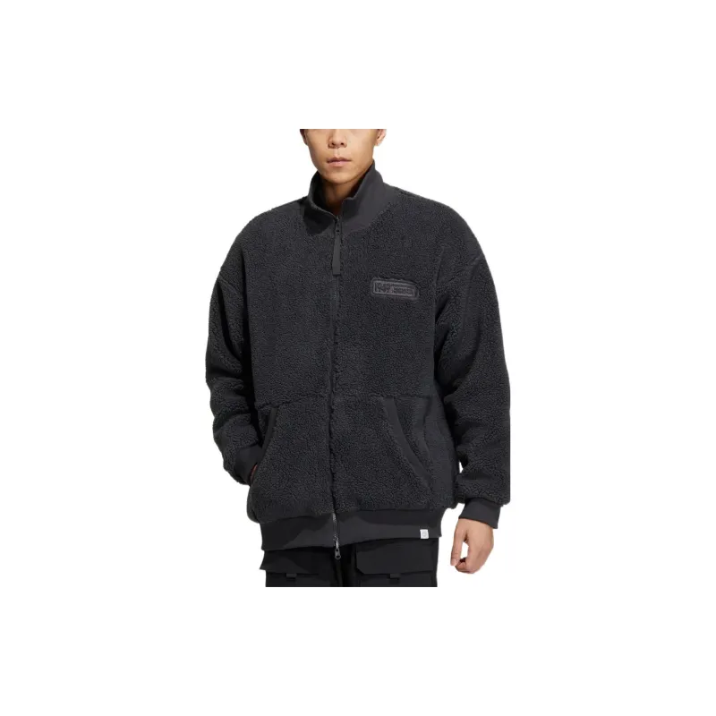 Adidas Velvet Jackets Men Carbon Black-2