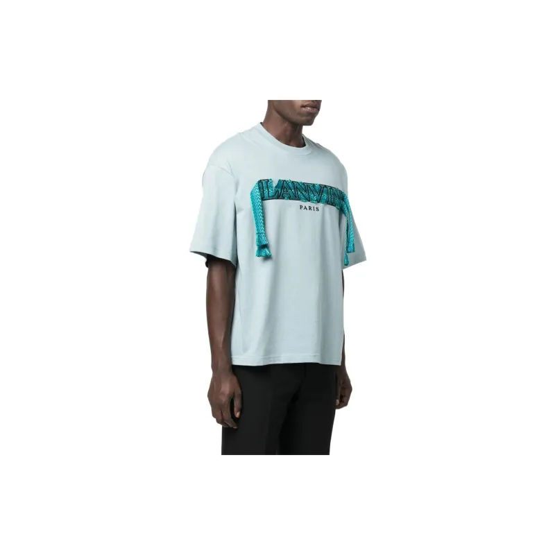 Lanvin T Shirts Men Light Green-3