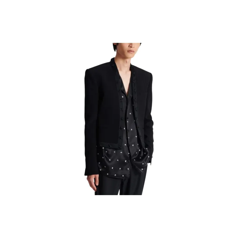 BALMAIN Spencer Star-embroidered Jacket-2