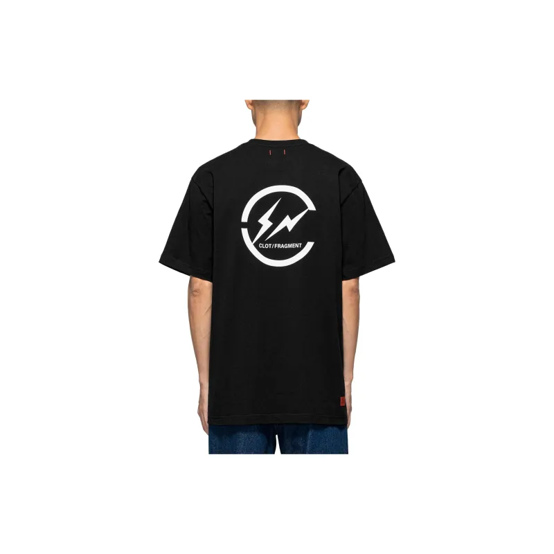 Fragment Design X CLOT X Fragment Design T Shirts Unisex Black-3