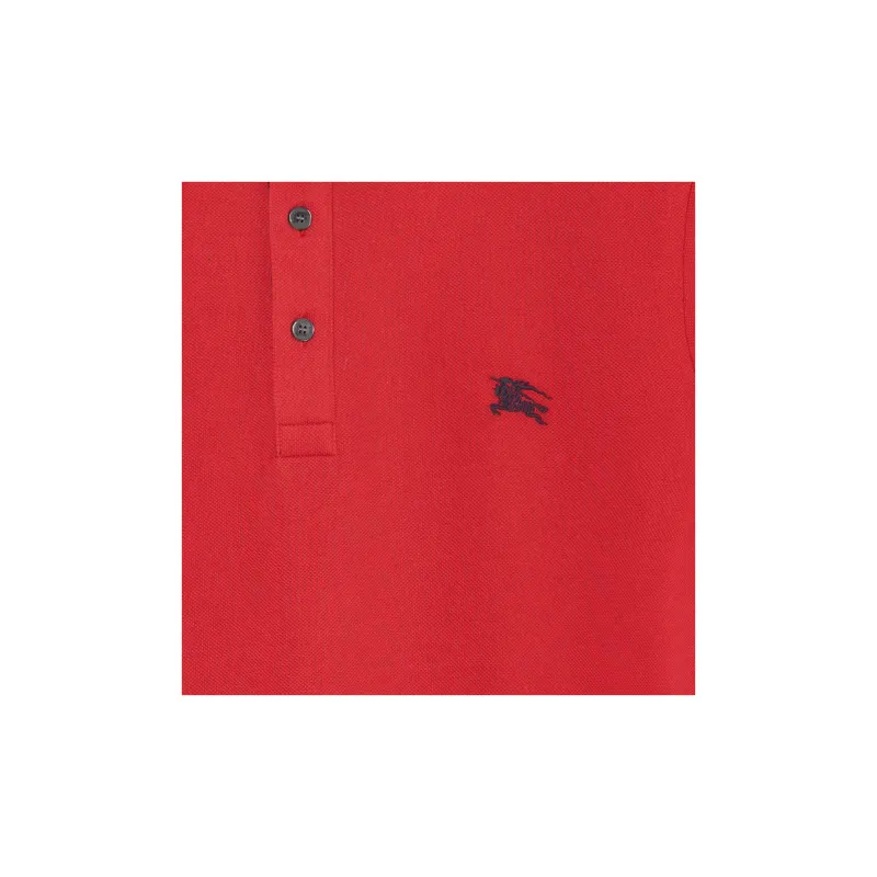 Burberry Polo Shirts Men Red-2
