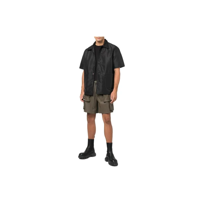 AMIRI Casual Shorts Men Olive Green-1