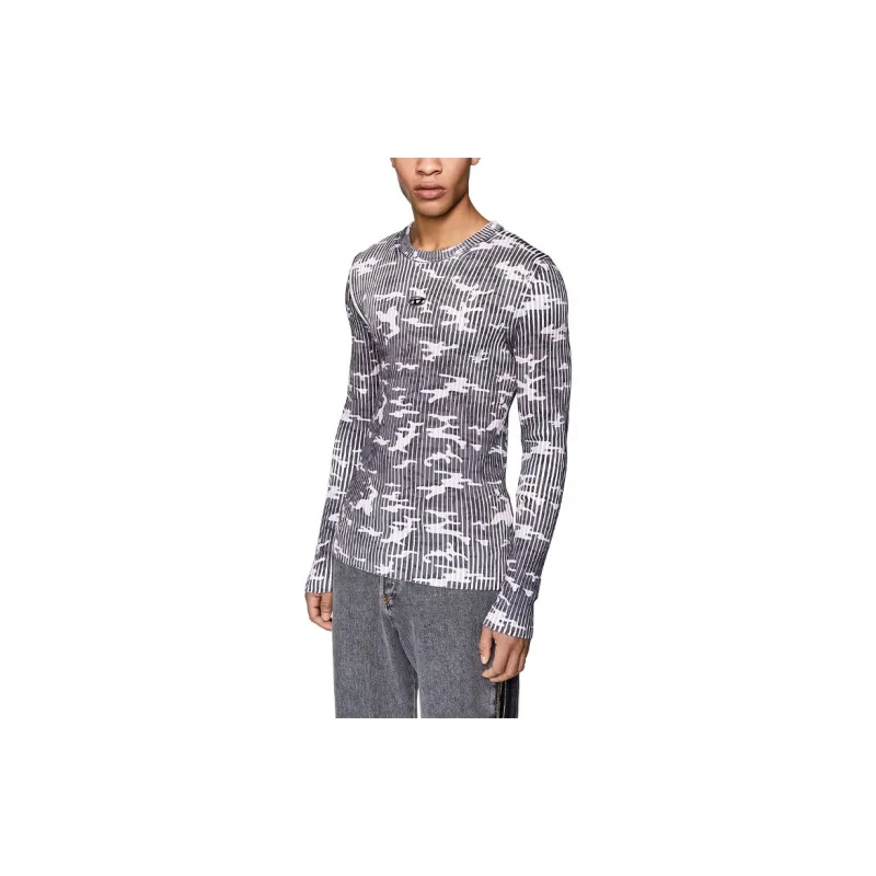 DIESEL Sweaters Men Gray-3