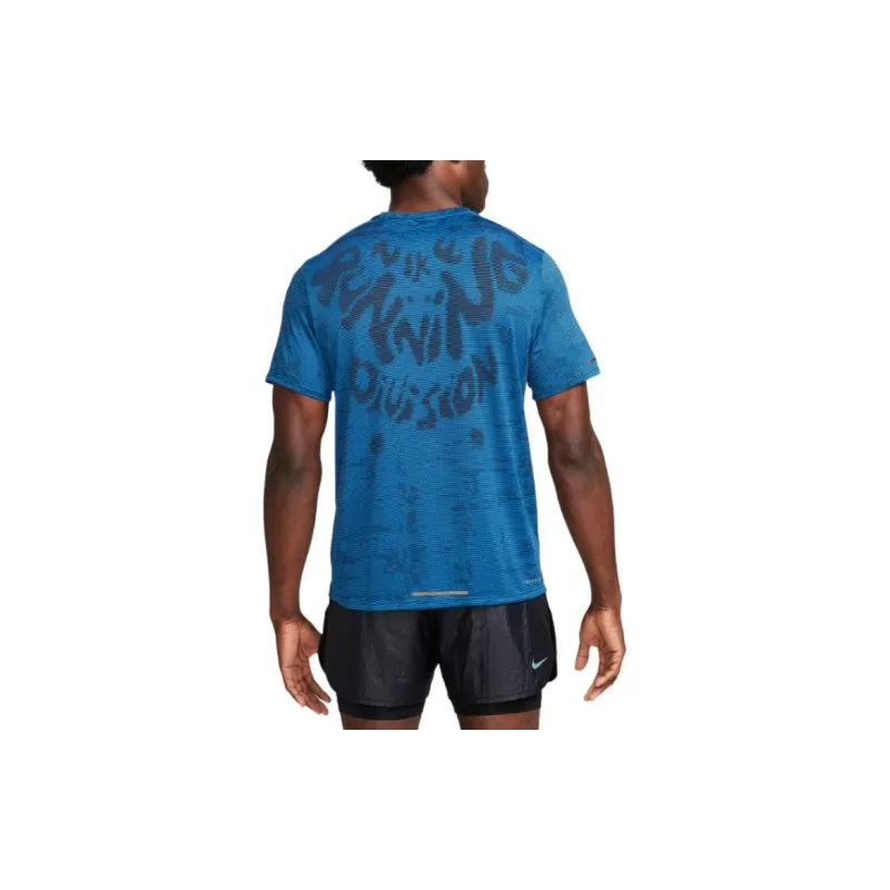 Nike Dri-FIT ADV Short-Sleeve Running Top T-Shirt Men's Blue-2