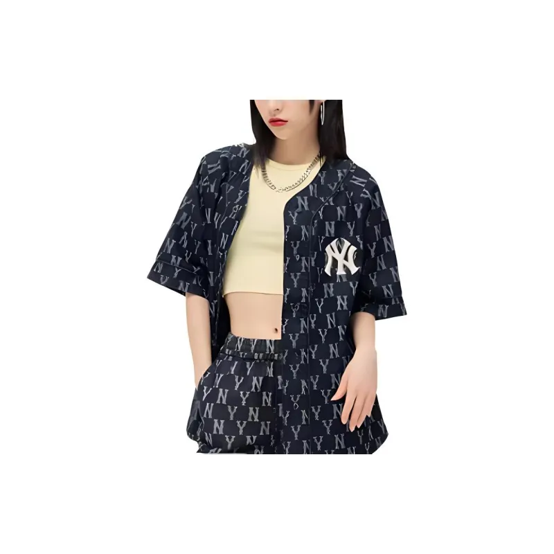 MLB New York Yankees Baseball Jerseys Unisex Dark Blue-2