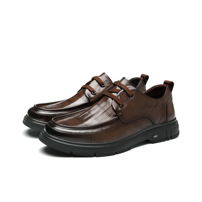 AOKANG Dress Shoes Men's Black Exclusive Box-8