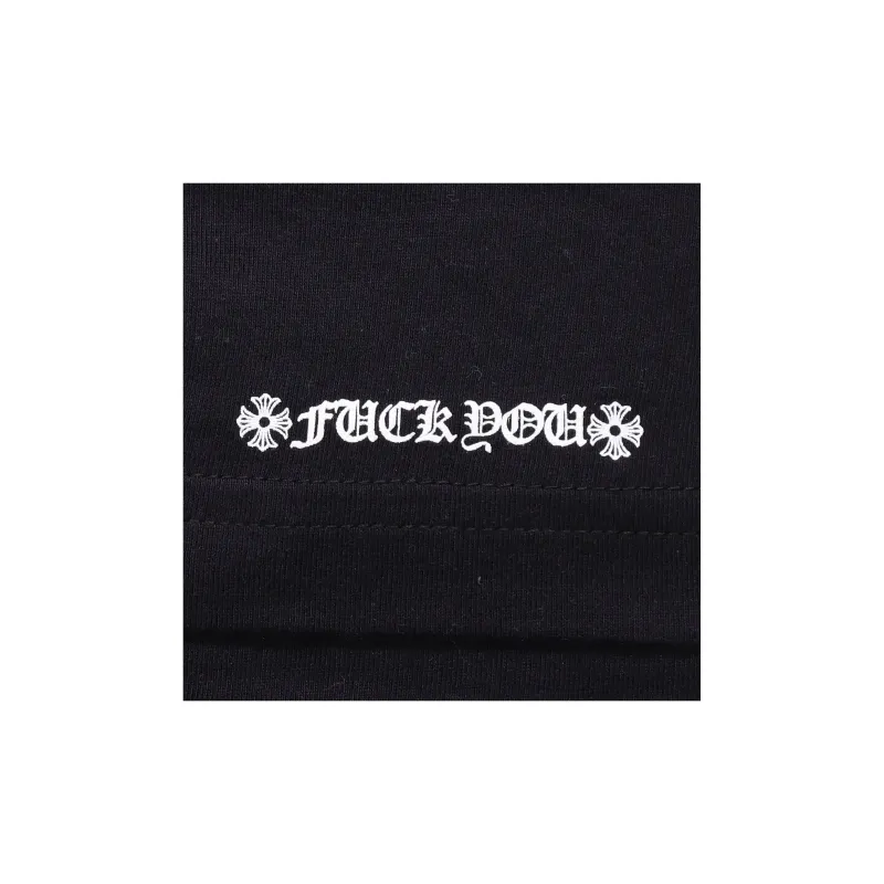 Chrome Hearts Neck Logo 'Fuck You' Sleeve T Shirt-5