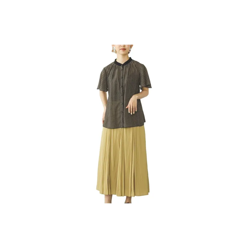 Beams Shirts Women's Brown-1