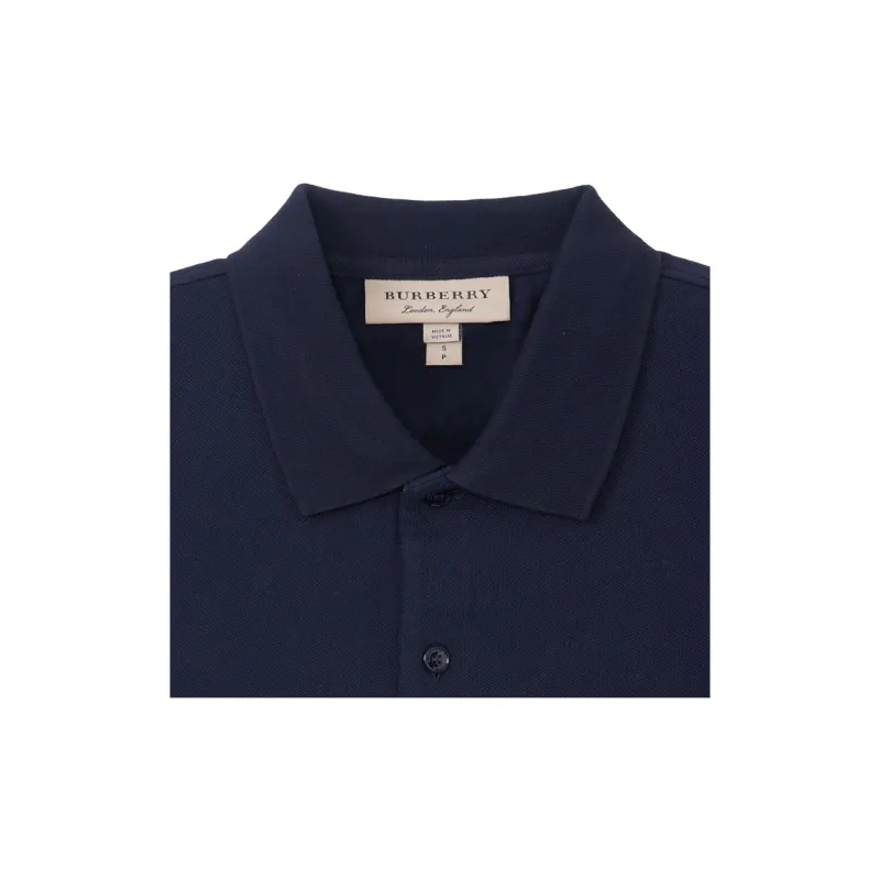 Burberry Oxford Logo Embroidered Polo-5