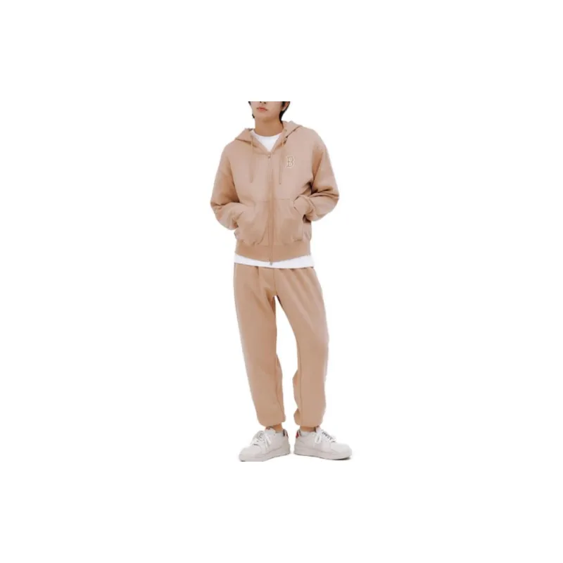 MLB Knitted Sweatpants Unisex Light Umber-2
