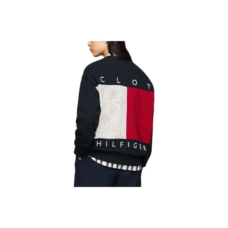 Tommy Hilfiger x CLOT Sweatshirt Unisex Navy Blue - Cheap Rcj 