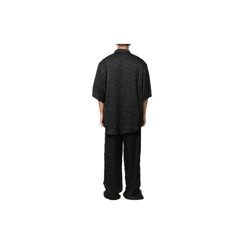 Balenciaga Balenciaga BB MONOGRAM FW22 Shirt Men's Black-3