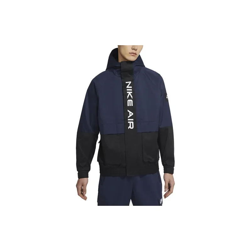 Nike Jackets Men Navy Blue-2