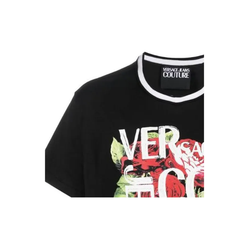 VERSACE JEANS COUTURE T Shirts Men Black-5