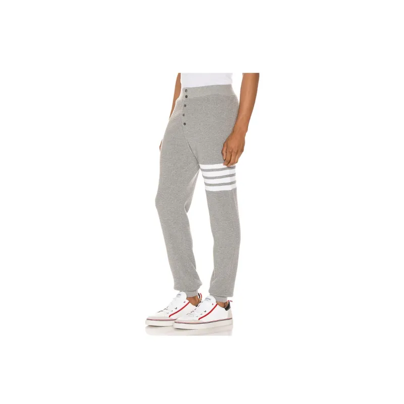 THOM BROWNE Ottoman Rib 4 Bar Stripe Track Pants-4