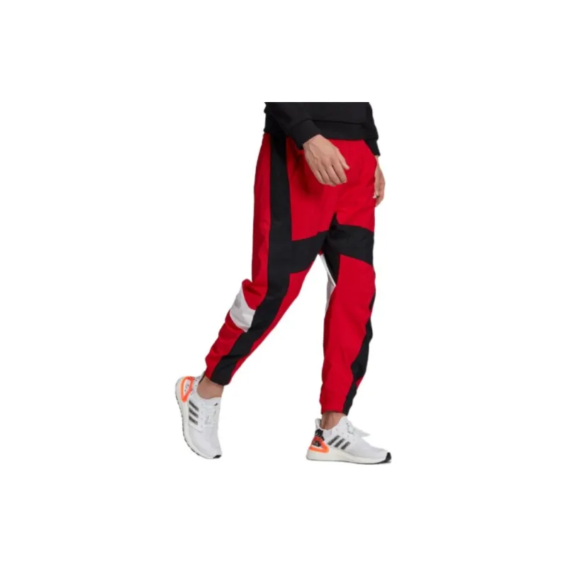 Adidas Knitted Sweatpants Men's Red-3