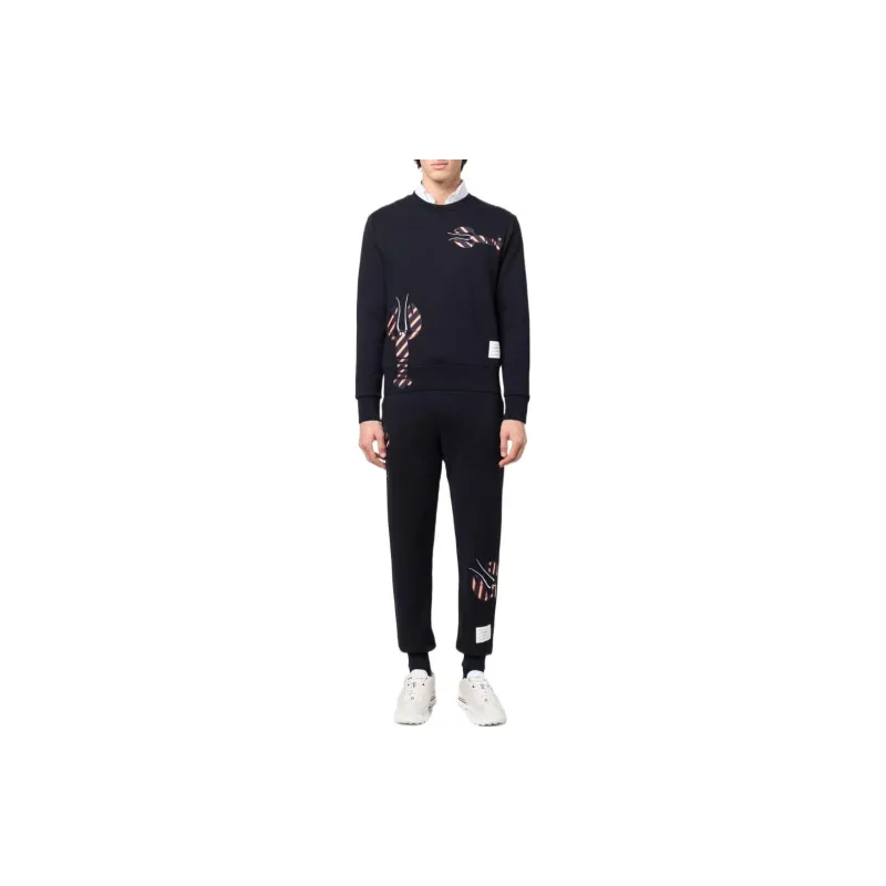THOM BROWNE Lobster embroidered Sweatshirt-1