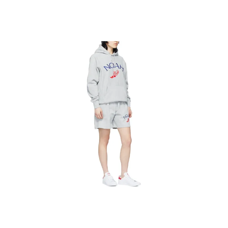 NOAH Winged Foot Embroidered Hoodie-5