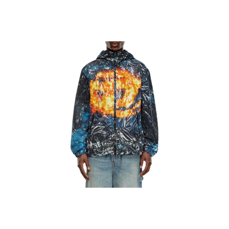 DIESEL Sweatshirt Men's Blue Black-3