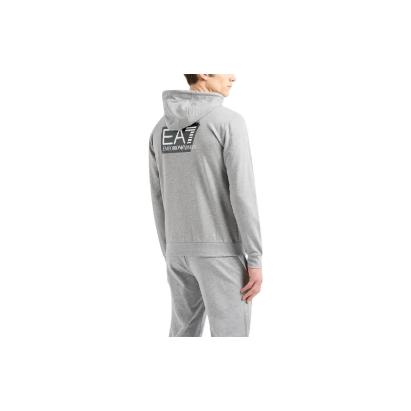 EMPORIO ARMANI Logo print Zip up Hoodie-2