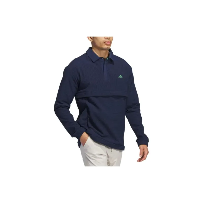 Adidas Free Shipping With AdiClub Ultimate365 Tour WIND.RDY Quarter Zip Pullover-1
