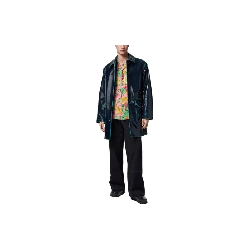 VERSACE FW23 Wildflower West Tiger Shirt Shirt Men's Multicolor-1