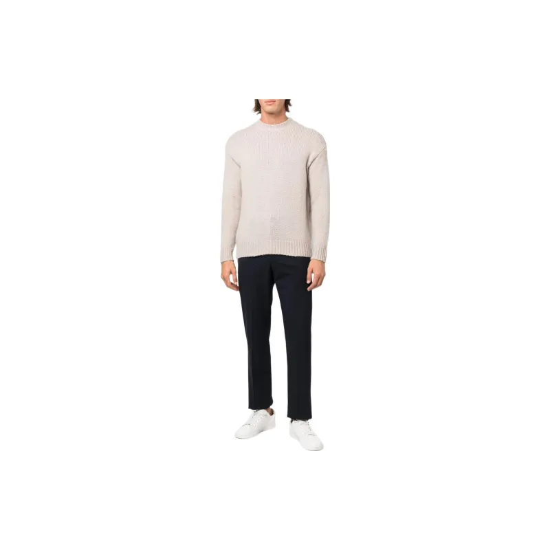 ROBERTO COLLINA Crewneck Knitted Sweater-1