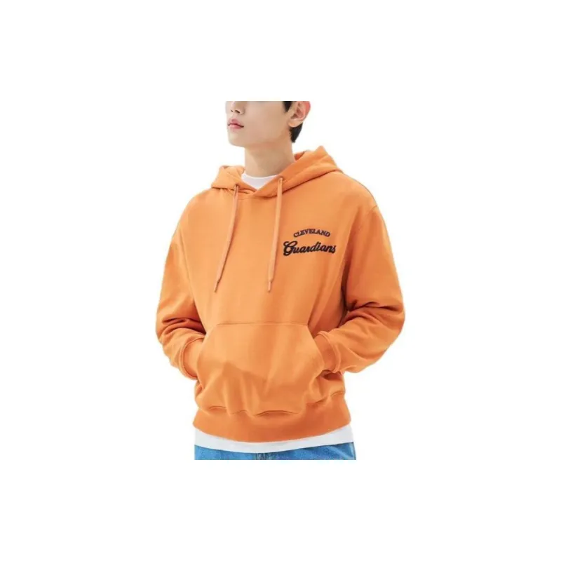 MLB Common Varsity Overfit Sweatshirts Unisex Orange-4