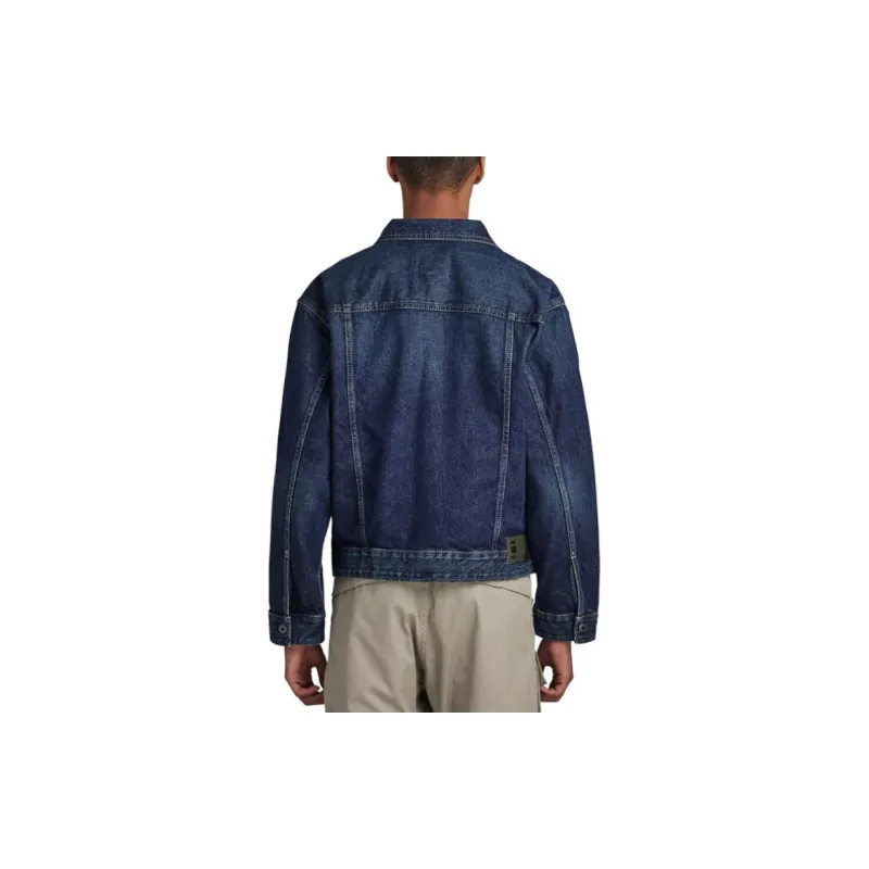 G STAR RAW Denim Jacket Men's Worn Himalayan Blue-2
