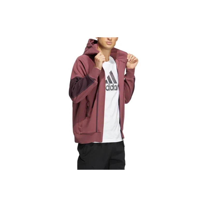 Adidas Jackets Men Red Brown-3