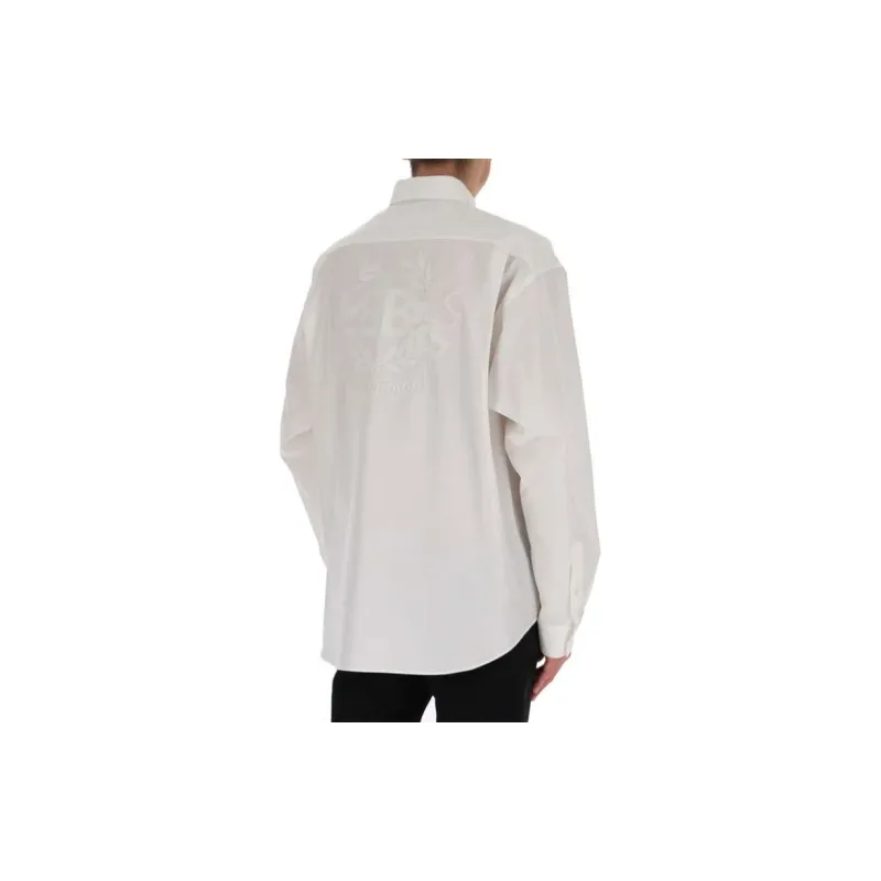 Balenciaga Logo Embroidered Shirt-3