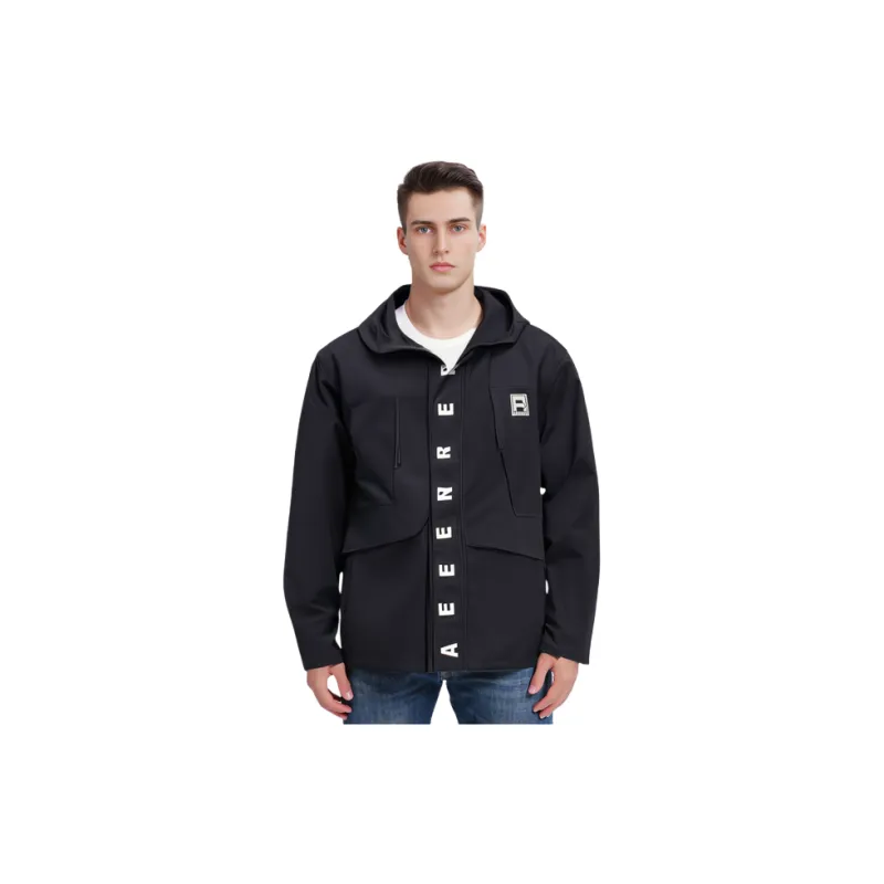 LiNing x MANWEI LIANMINGKUAN Jackets Coats Men's Black-7