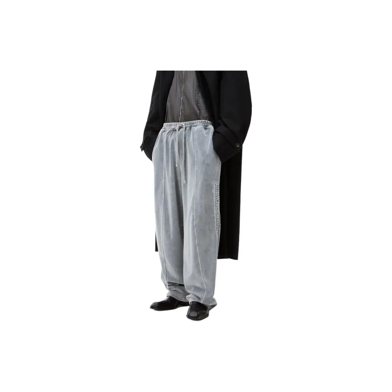 Alexander Wang SS24 Knitted Sweatpants Men's Gray-1
