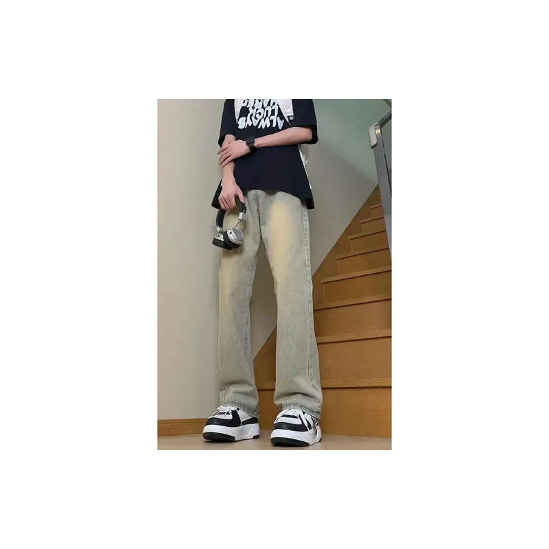 COMOWA Summer Thin Jeans Unisex Black-14