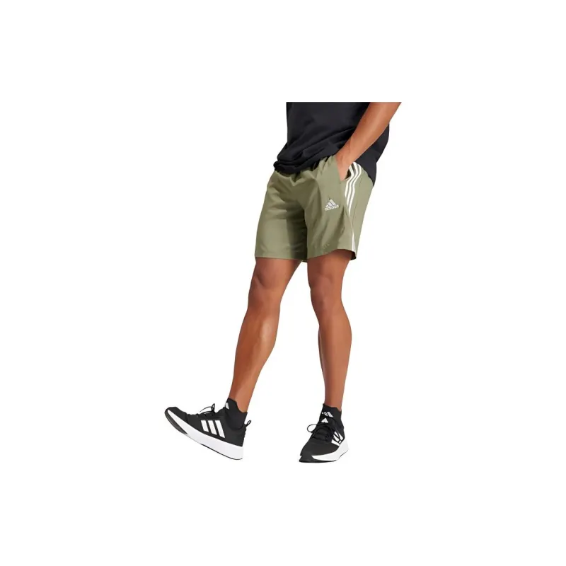 Adidas Essential AEROREADY ESSENTIALS CHELSEA 3-STRIPES SHORTS Casual Shorts Men's Legacy Green-3