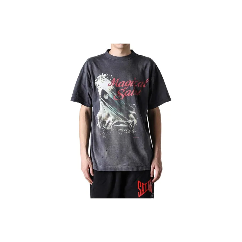SAINT Mxxxxx T Shirt Unisex Black-4