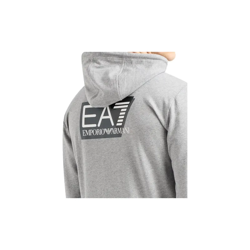 EMPORIO ARMANI Logo print Zip up Hoodie-4