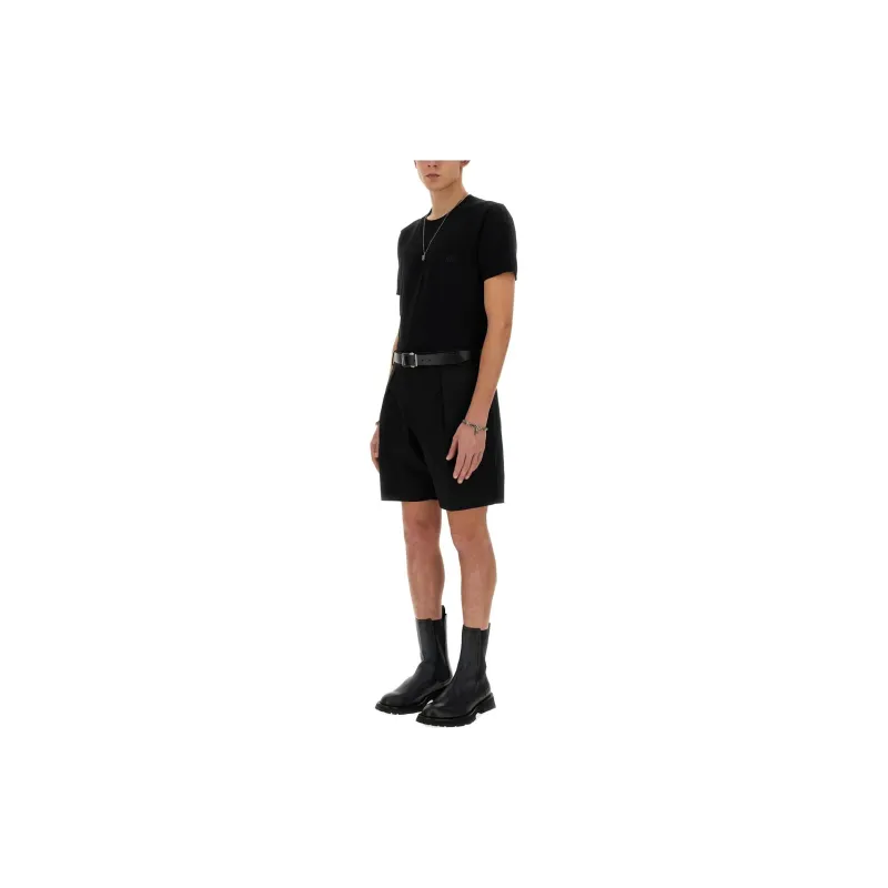 Alexander McQueen Short Sleeved Crewneck T Shirt-3