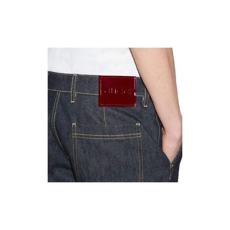 GUCCI Jeans Men Dark Blue-5