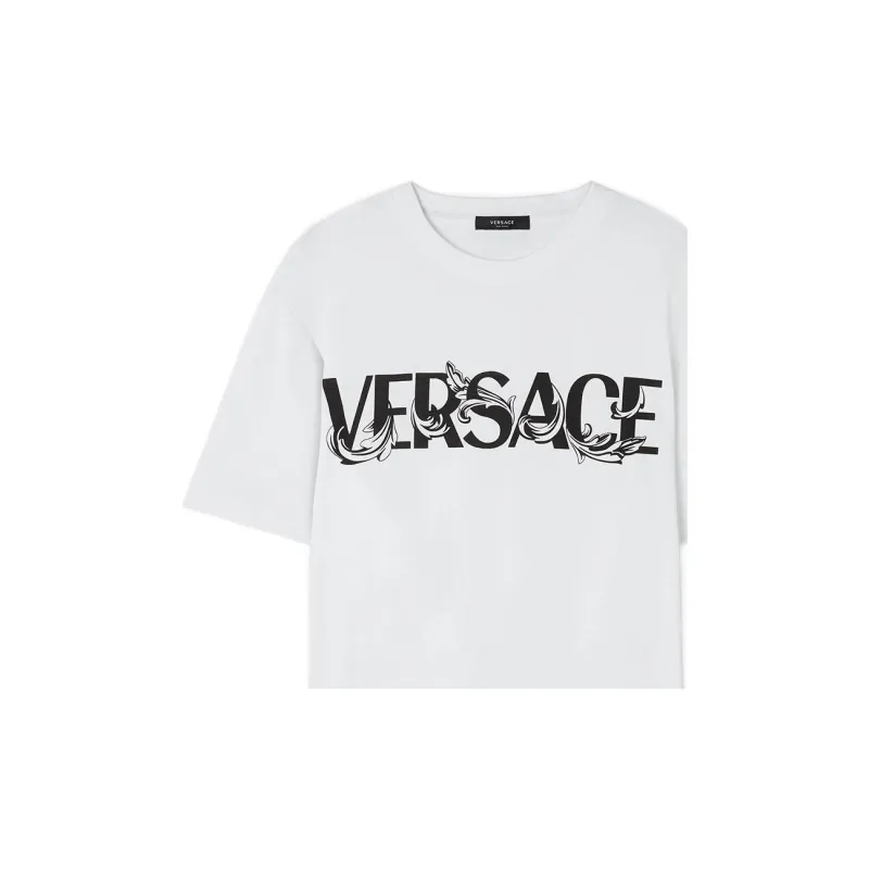 VERSACE Barocco Silhouette Logo T Shirt-3
