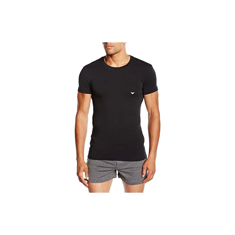 EMPORIO ARMANI SS22 T Shirt Men's Black-3