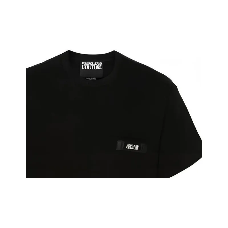 VERSACE JEANS COUTURE Logo Patch Crewneck T Shirt-2