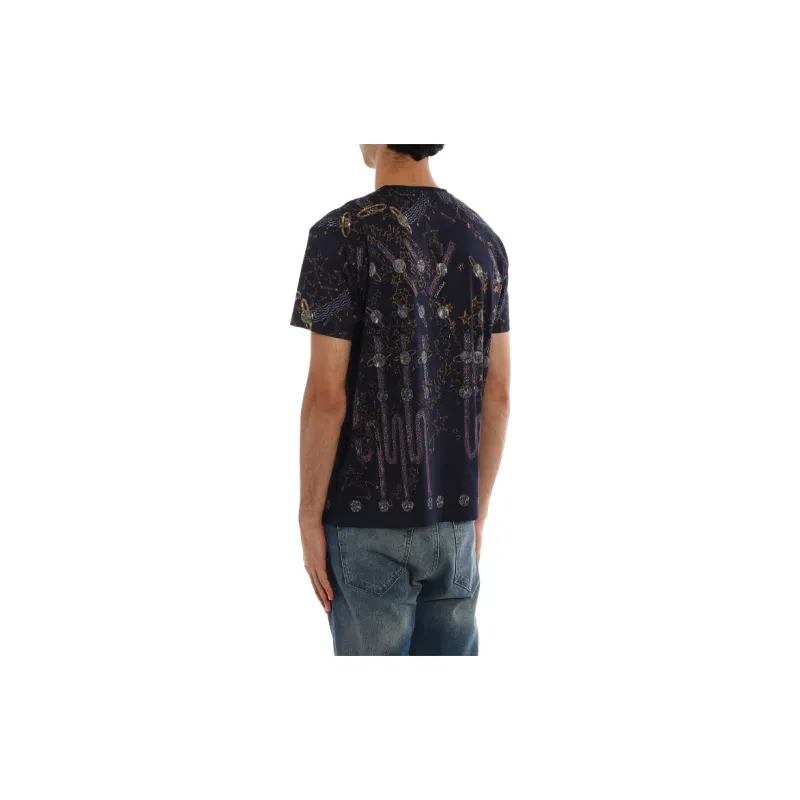 Valentino T Shirt Men's Dark Blue-4