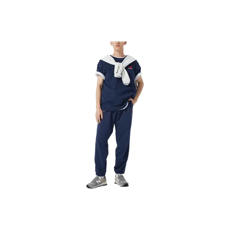 New Balance T Shirt Unisex Dark Blue-3