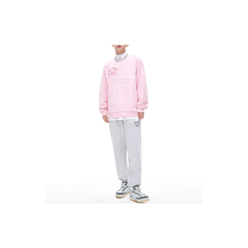FILA FUSION TOKYO STUDIO Sweatshirts Unisex Youth Pink-3