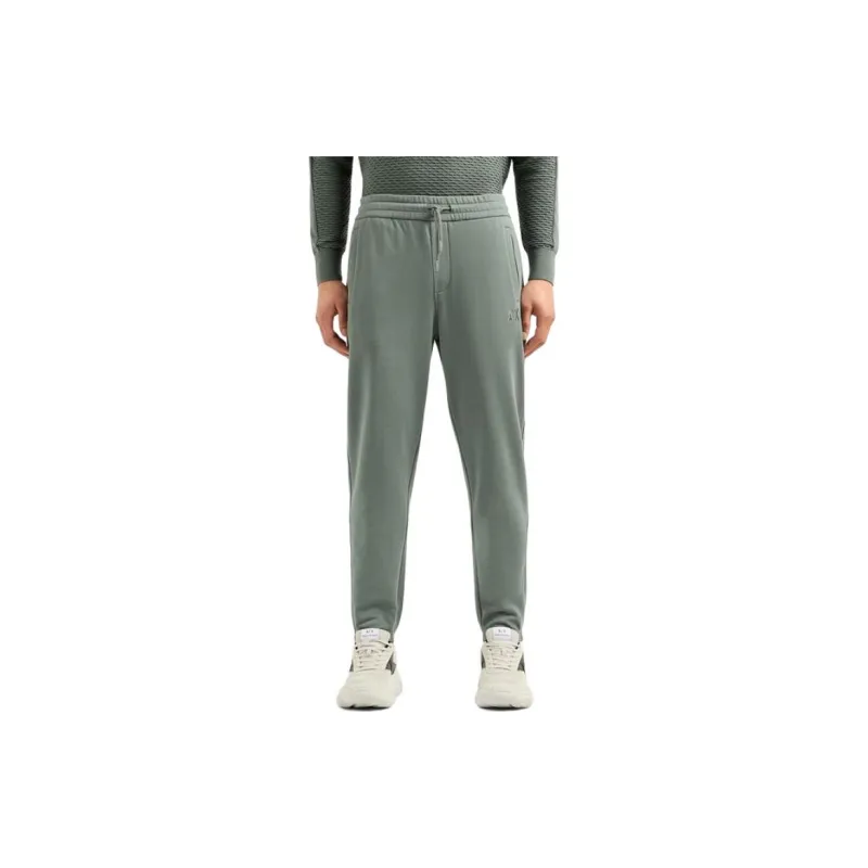 ARMANI EXCHANGEAE Knitted Sweatpants Men's Green-1